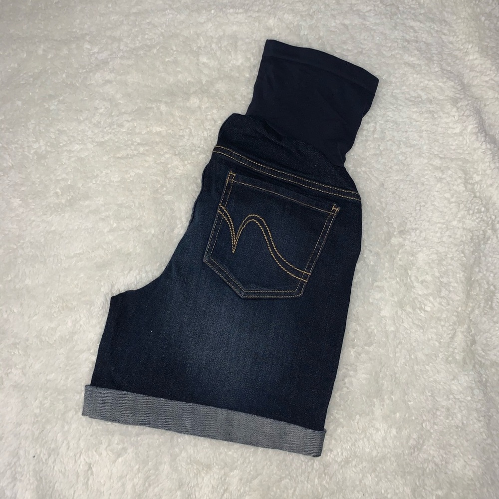 🆕 Indigo Blue | baby roll denim shorts